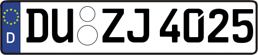 DU-ZJ4025
