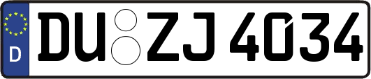 DU-ZJ4034