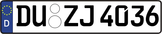 DU-ZJ4036