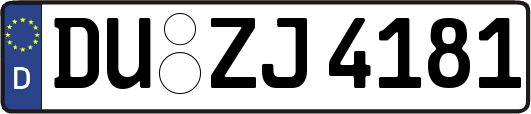 DU-ZJ4181