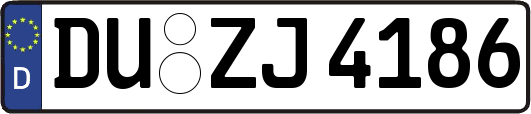 DU-ZJ4186