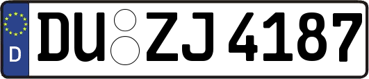 DU-ZJ4187