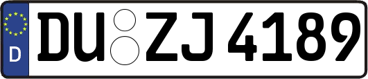 DU-ZJ4189