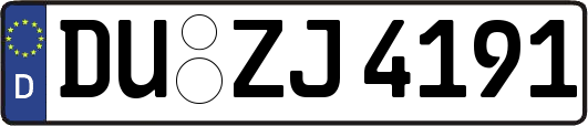 DU-ZJ4191