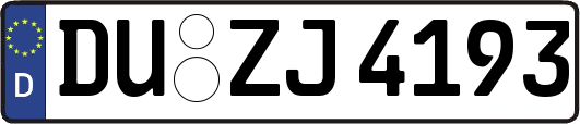 DU-ZJ4193