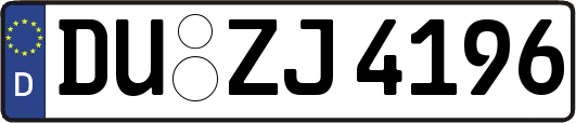 DU-ZJ4196