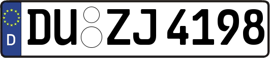DU-ZJ4198
