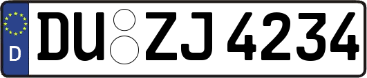 DU-ZJ4234
