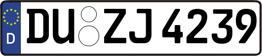 DU-ZJ4239