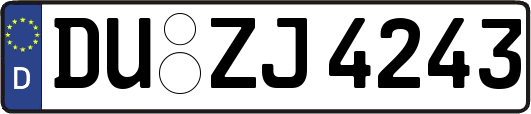 DU-ZJ4243