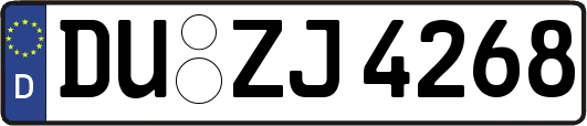 DU-ZJ4268