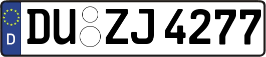 DU-ZJ4277