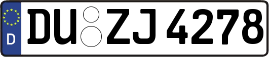 DU-ZJ4278