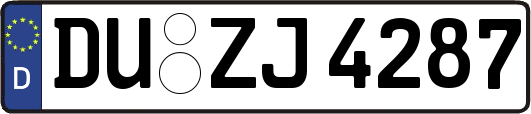 DU-ZJ4287