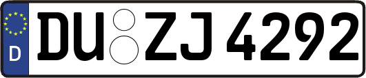 DU-ZJ4292