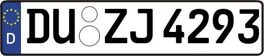 DU-ZJ4293