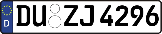 DU-ZJ4296