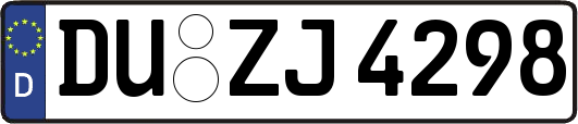 DU-ZJ4298