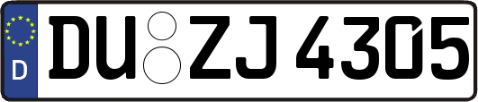 DU-ZJ4305