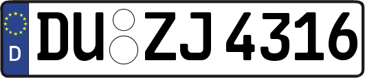 DU-ZJ4316