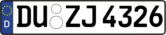 DU-ZJ4326