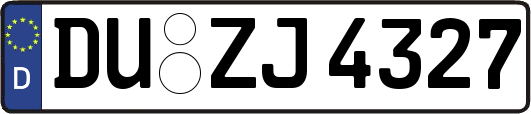 DU-ZJ4327