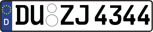 DU-ZJ4344