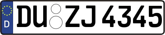 DU-ZJ4345