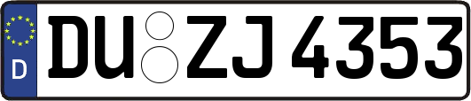 DU-ZJ4353