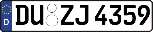 DU-ZJ4359