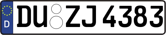 DU-ZJ4383