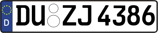 DU-ZJ4386