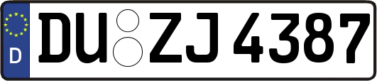 DU-ZJ4387