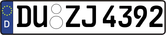 DU-ZJ4392