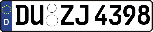 DU-ZJ4398