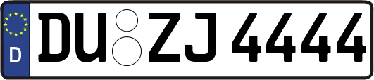 DU-ZJ4444