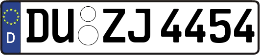 DU-ZJ4454
