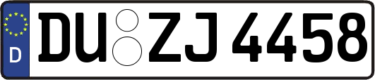 DU-ZJ4458