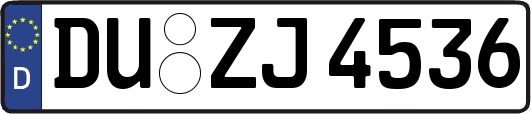 DU-ZJ4536