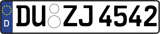 DU-ZJ4542