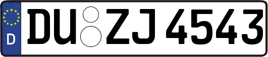 DU-ZJ4543