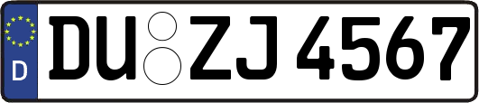 DU-ZJ4567