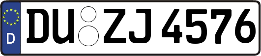 DU-ZJ4576