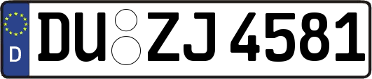 DU-ZJ4581