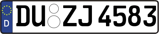 DU-ZJ4583