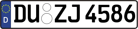 DU-ZJ4586