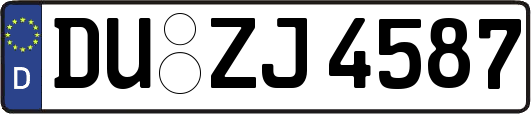 DU-ZJ4587