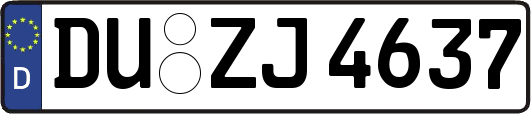 DU-ZJ4637