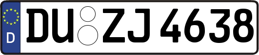 DU-ZJ4638