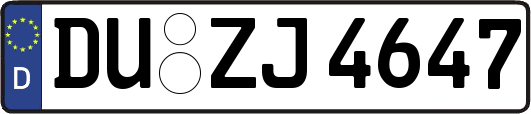 DU-ZJ4647